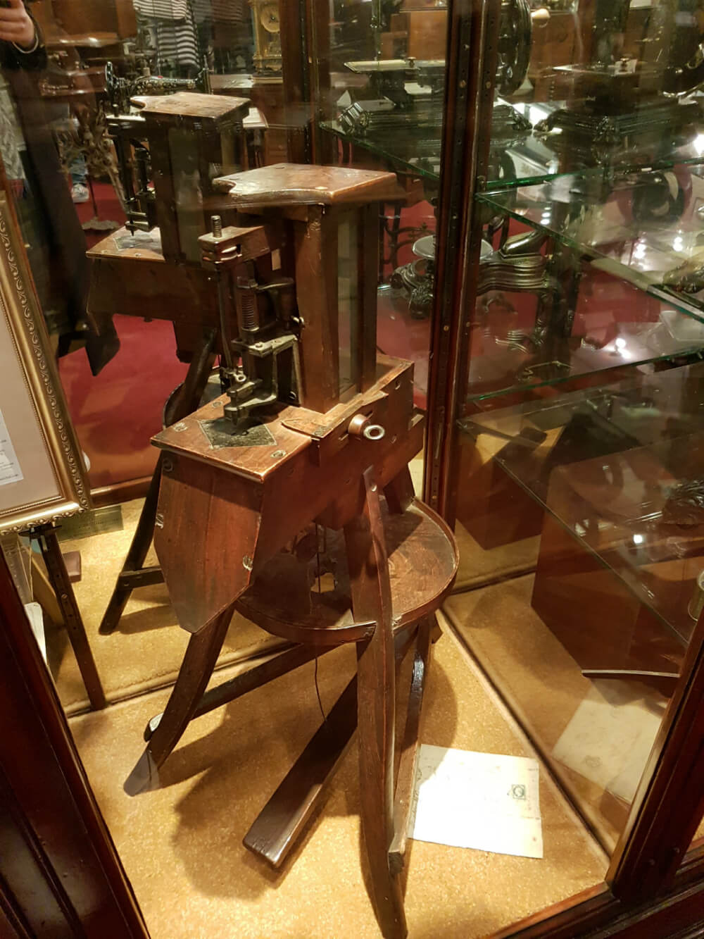 Fourth sewing machine made by Barthélemy Thimonnier at the London Sewing Machine Museum